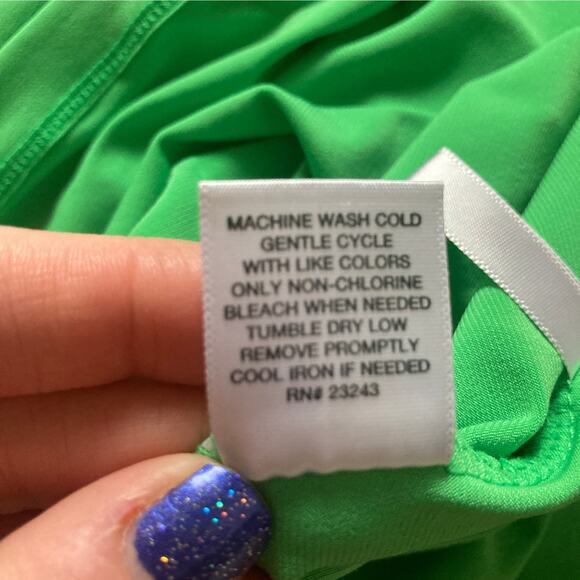 New York & Co Kelly Green Stretch Pullover Top, Size M - Picture 7 of 7